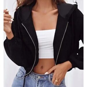 Cropped Corduroy Jacket
